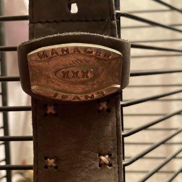 Men’s Manager leather belt - Picture 2 of 5